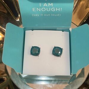 Origami Owl elf  Cushion-Cut Stud Earrings
